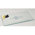 Rectangle Bent Glass Serving Tray